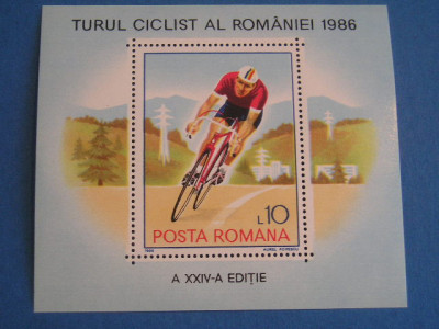 M1 TX3 4 - 1986 - Turul ciclist al Romaniei - colita dantelata foto