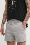 Abercrombie &amp; Fitch pantaloni scurti barbati, culoarea gri, KI128-4008-110