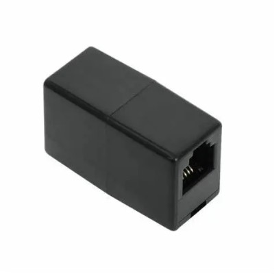 Cupla prelungire telefonica modulara RJ11 6P4C negru Well foto
