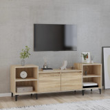 Comodă TV, stejar sonoma, 160x35x55 cm, lemn prelucrat, vidaXL