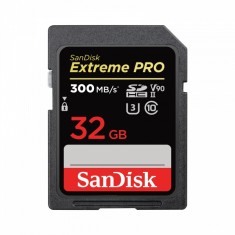 Card Memorie SDHC SanDisk Extreme Pro, 32Gb, Clasa 10 / UHS-1 U3 SDSDXXO-032G-GN4IN