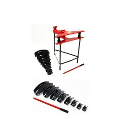 Stand hidraulic pentru indoit tevi Dema 24385, 16 tone, 9 piese foto