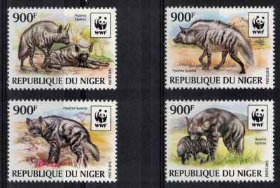 NIGER 2015 - Fauna, Hiene /serie completa MNH foto