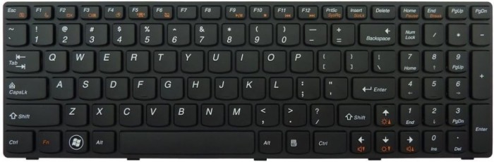 Tastatura Laptop, Lenovo, B570e2 Type 5215, rama neagra, layout US