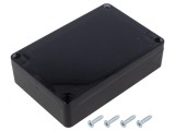 Carcasă universală ABS neagră IP65 90mm x 135mm x 35mm, MASZCZYK