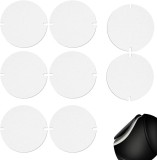 Set de 8 garnituri pentru tevi de cos, hartie din fibra ceramica, alb, 120 mm - 200 mm