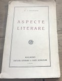 A. 1 Carte Interbelica - Regalisata - D. I. Sucheanu - Aspecte literare