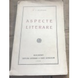 A. 1 Carte Interbelica - Regalisata - D. I. Sucheanu - Aspecte literare