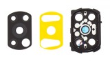 Geam Camera Xiaomi Poco X3, Negru + Rama