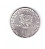 Moneda Polonia 10 zloti 1977, stare foarte buna, curata