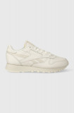 Reebok sneakers din piele Classic Leather culoarea bej