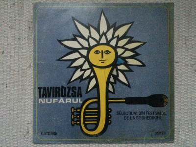 Tavirozsa Nufarul disc vinyl selectii muzica folk pop hard rock de la festivalul Sf. Gheorghe ST EDE 01673 VG foto