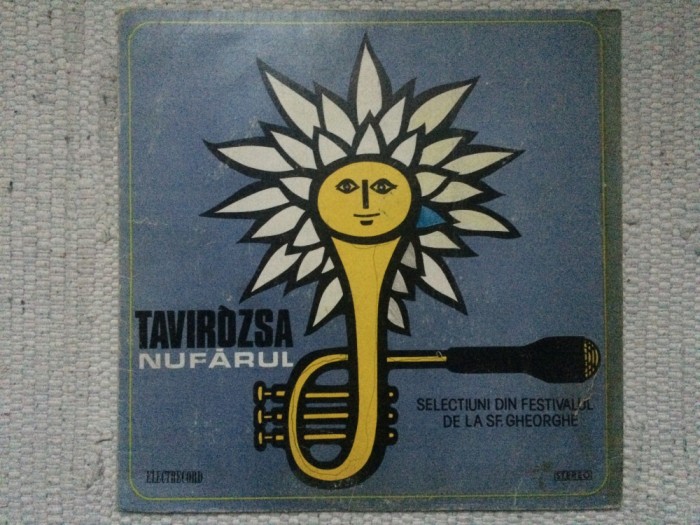 Tavirozsa Nufarul disc vinyl selectii muzica folk pop hard rock de la festivalul Sf. Gheorghe ST EDE 01673 VG
