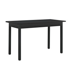 Set design Emma masa bucatarie cu 4 scaune negru/gri inchis [en.casa] HausGarden Leisure