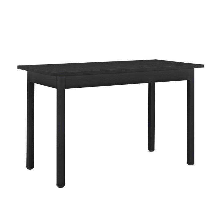 Set design Emma masa bucatarie cu 4 scaune negru [en.casa] HausGarden Leisure