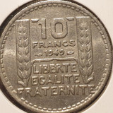 Franta 10 franci 1949, Europa