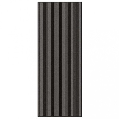 vidaXL Covoraș Dună Neagră și Gri 115x300 cm 4105598 foto