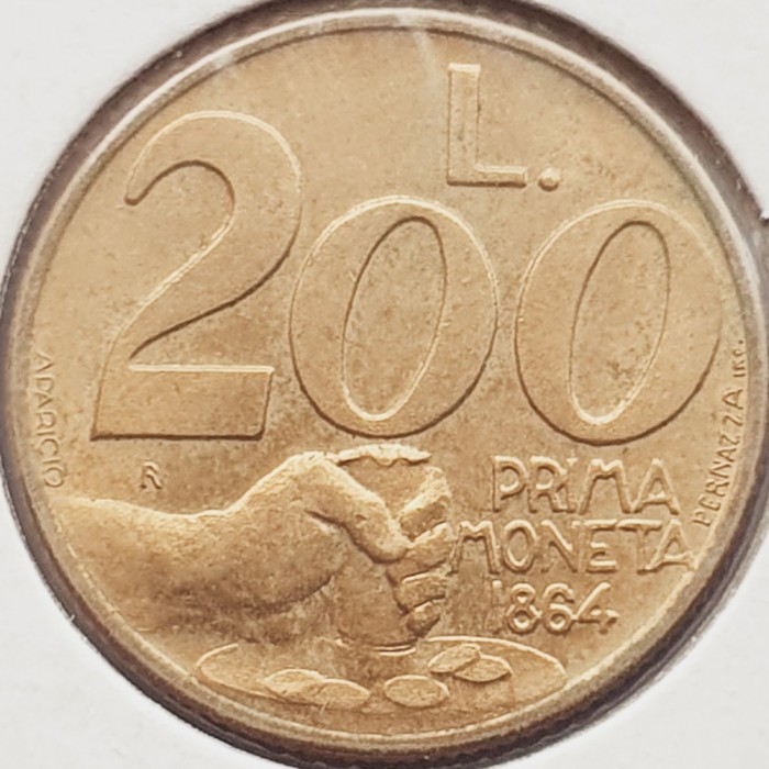 2677 San Marino 200 Lire 1991 First coin km 268