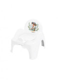 Olita muzicala tip scaunel Tega W&amp;F Little Fox White-Green GreatGoods Plaything, MyKids