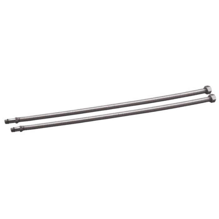Racord apa metalic, pentru baterie, 3/8, 500 mm, Fi, 2 buc / set