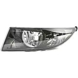 Proiector ceata Skoda Fabia, 04.2010-03.2015, Roomster/Praktik 04.2010-, partea Dreapta, cu lumini de zi, tip bec H8+P21W, fara becuri, negru, Hella