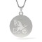 Lantisor cu pandantiv din argint model Capricorn