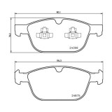 Brembo set placute frana, frana disc Prime Line