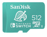 Card de memorie SanDisk Nintendo Switch, microSDXC, 512GB, UHS-I, Class 10