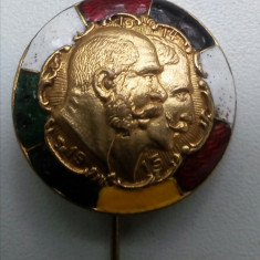 Insigna din primul razboi mondial 1914-1915 cu Franz Iosif si Wilhelm al II -lea