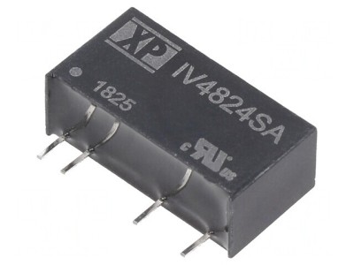 Convertor DC/DC 1W 48V la 24V 42mA SIP 80kHz foto
