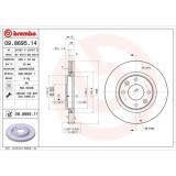 Set discuri frana Citroen: Berlingo (M), C2 (Jm), C3 (Fc), C3 2 (Sc), C4 (La), C5 (Dc), DS3 (Sa), Xsara (N1); Opel: Corsa F (P2jo), Crossland X (P17), BREMBO