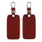Husa Cheie Auto Kwmobile pentru Renault 4 Butoane - Smart Key, Visiniu, Piele ecologica, KWM0000100H009C