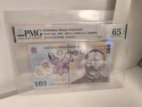 100 lei 2007 PMG 65
