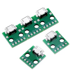 Set 10 adaptori Micro USB, mama 5 Pini, verde