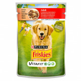 FRISKIES Adult VitaFit pliculeț cu vită 100 g