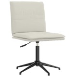 vidaXL Scaun de bucătărie, crem, catifea 4101276