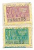 Timbre P.T.T.R. radio, 1968 - neobliterate
