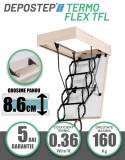 Scara pod DEPOSTEP TERMO FLEX TFL metalica pantograf supertermoizolata