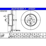 Disc frana ATE 24.0110-0331.1