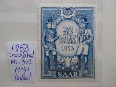 1953-Saarland -MNH-Perfect foto