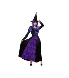 Costum Halloween Vrajitoare Mov pentru Adulti Marimea M