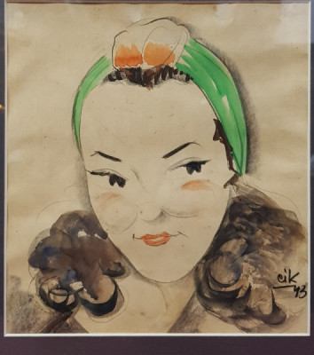 Cik Damadian (1919 - 1985) - Portret de femeie foto