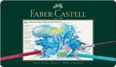 Creioane colorate acuarela 60 culori a. Durer Faber-Castell foto