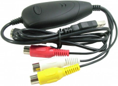 Placa de captura pe USB, 1 canal video,1 canal audio, EZCAP-110439 foto