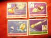 Serie mica Paraguay 1969 - Cosmos . Kennedy, 4 valori, Nestampilat