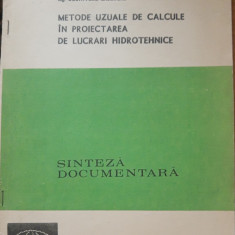 Metode uzuale de calcule în proiectarea de lucrări hidrotehnice - Florescu A.