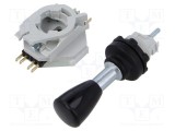 Joystick EAO cu conectori 2,8x0,5mm, 4 pini, &Oslash;22,3mm
