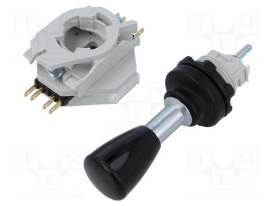 Joystick EAO cu conectori 2,8x0,5mm, 4 pini, &amp;Oslash;22,3mm foto