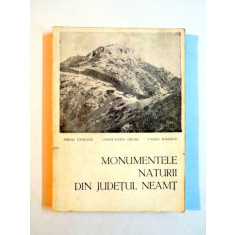 MONUMENTELE NATURII DIN JUDETUL NEAMT de MIHAI CIOBANU...VASILE IONESCU , 1972