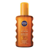 Cumpara ieftin Ulei spray pentru plaja SPF 6 Tropical Bronze, 200 ml, Nivea Sun